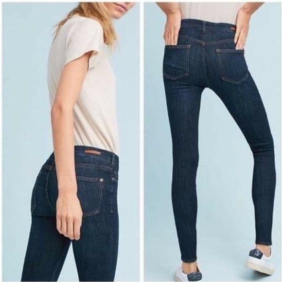 Anthropologie Denim - Anthropologie High Rise Blue Denim Leggings